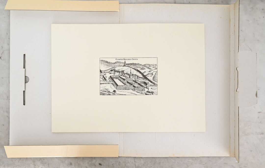 vintage german portfolio of prints from georg matthaus vischer