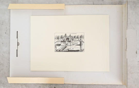 vintage german portfolio of prints from georg matthaus vischer