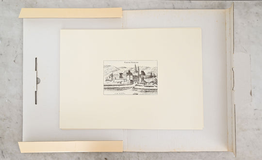 vintage german portfolio of prints from georg matthaus vischer