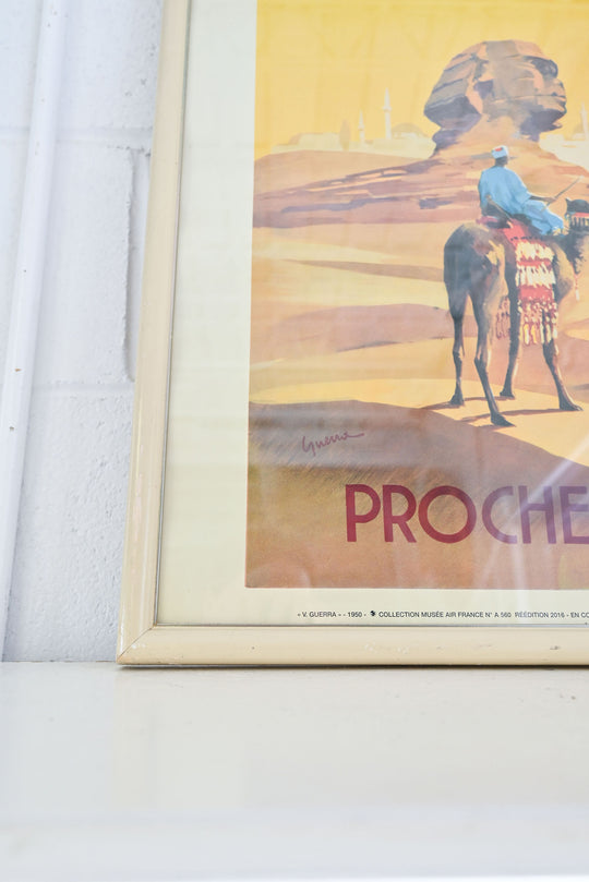 air france "proche orient" advertising poster