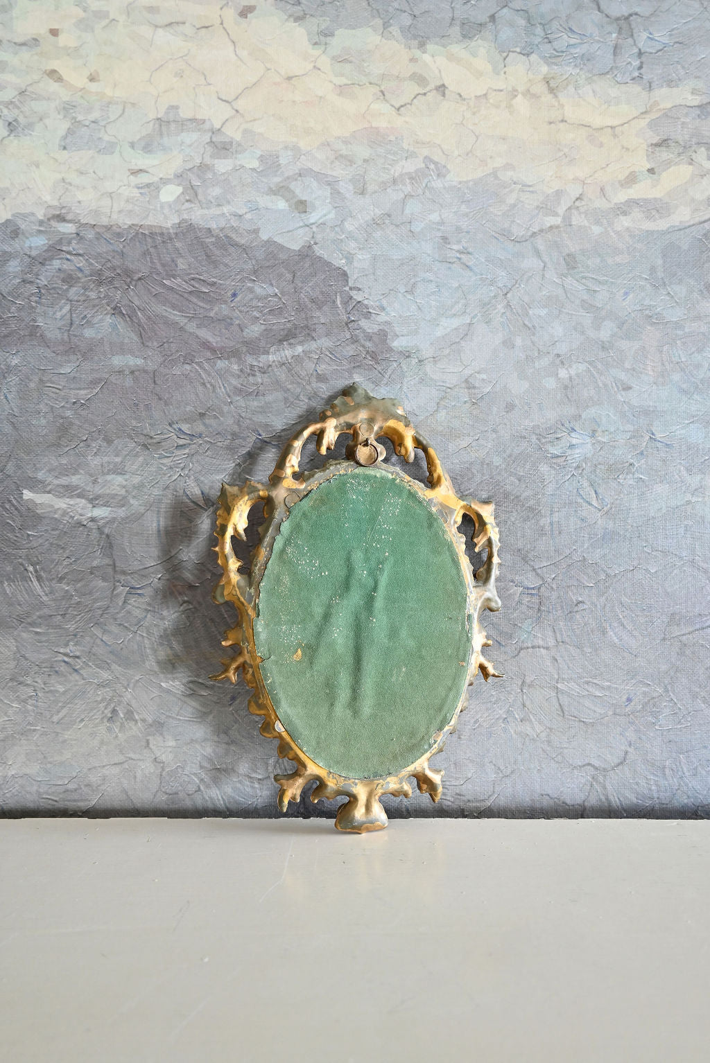 vintage petite florentine mirror