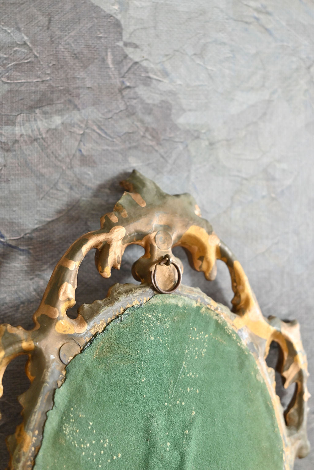 vintage petite florentine mirror
