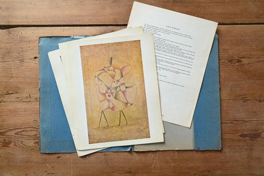 vintage miro and klee art print collection