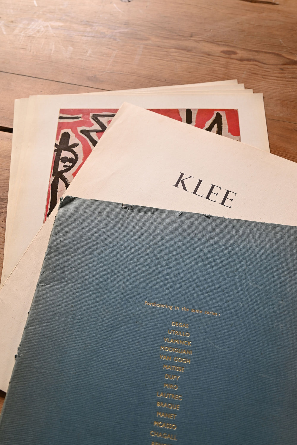 vintage miro and klee art print collection