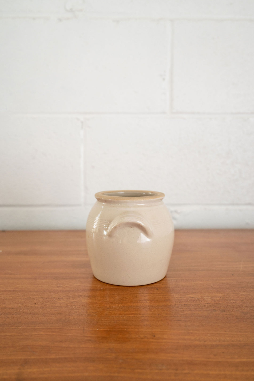 vintage french stoneware confit pot