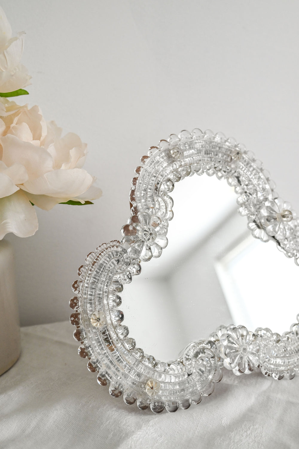 vintage Murano powder room mirror