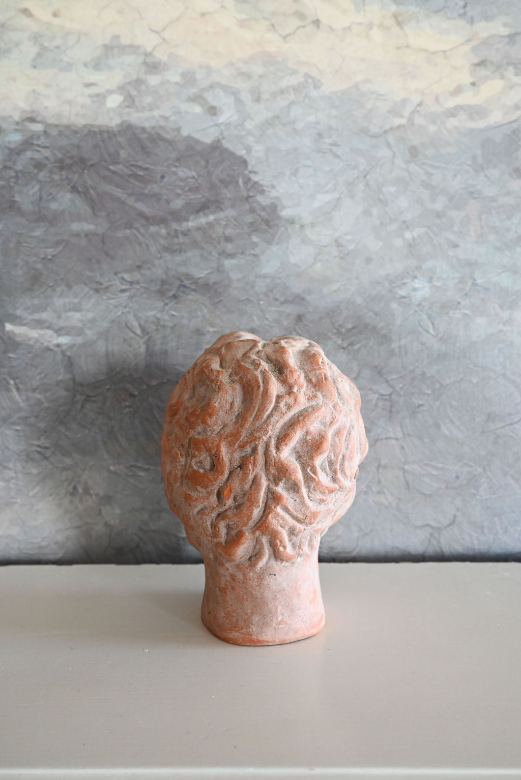 vintage french terracotta bust