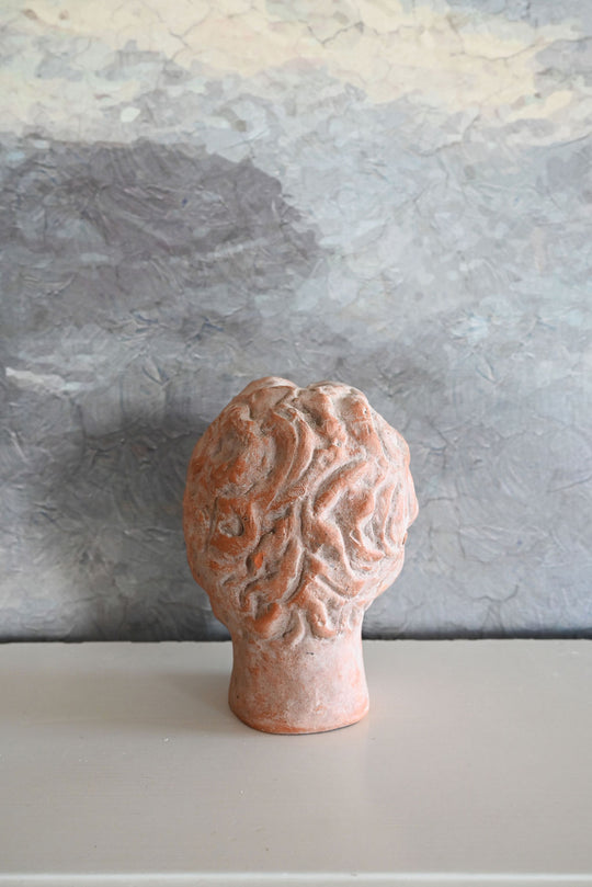 vintage french terracotta bust