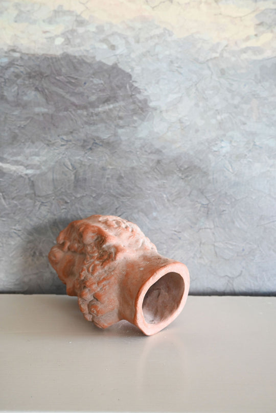 vintage french terracotta bust