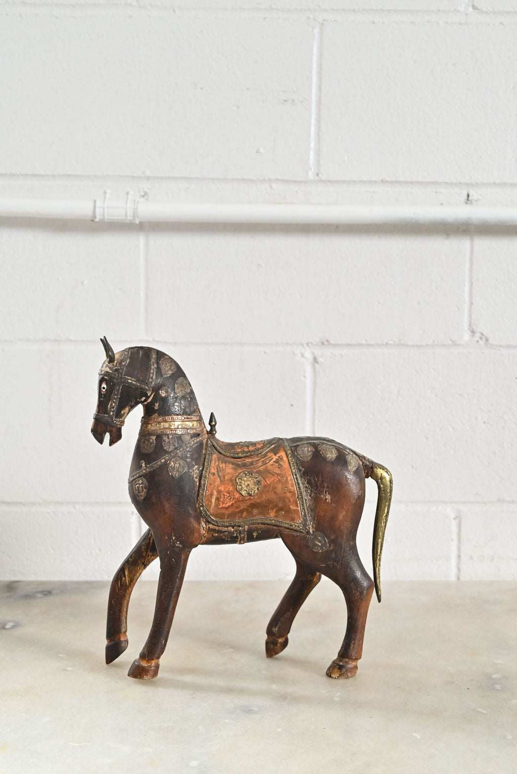 vintage french wood cheval