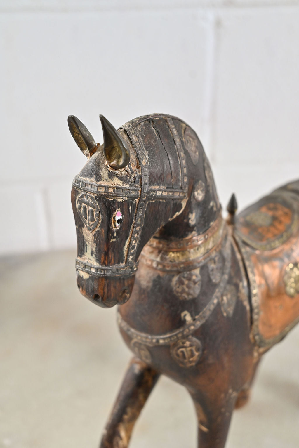 vintage french wood cheval