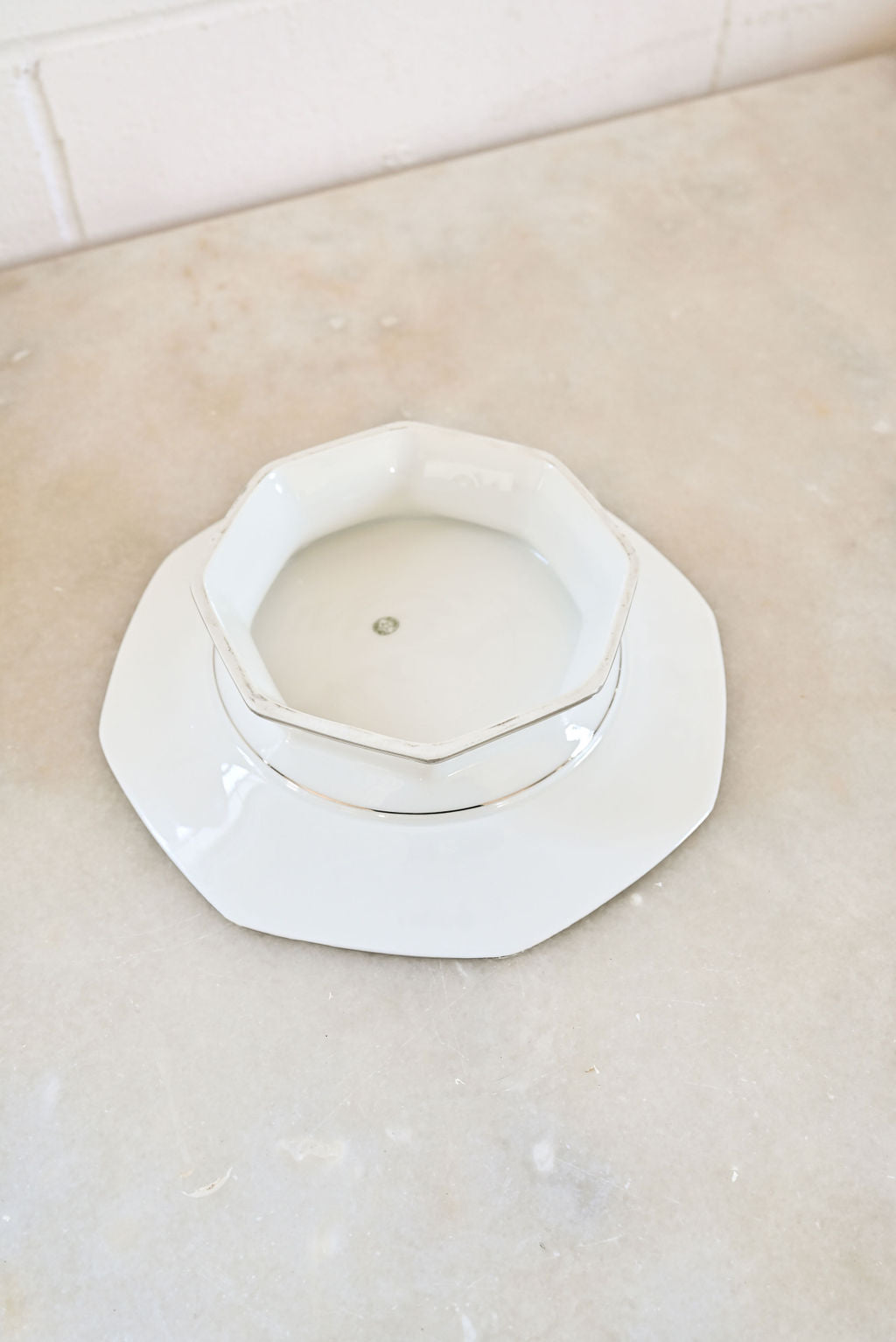 vintage limoges porcelain cake pedestal