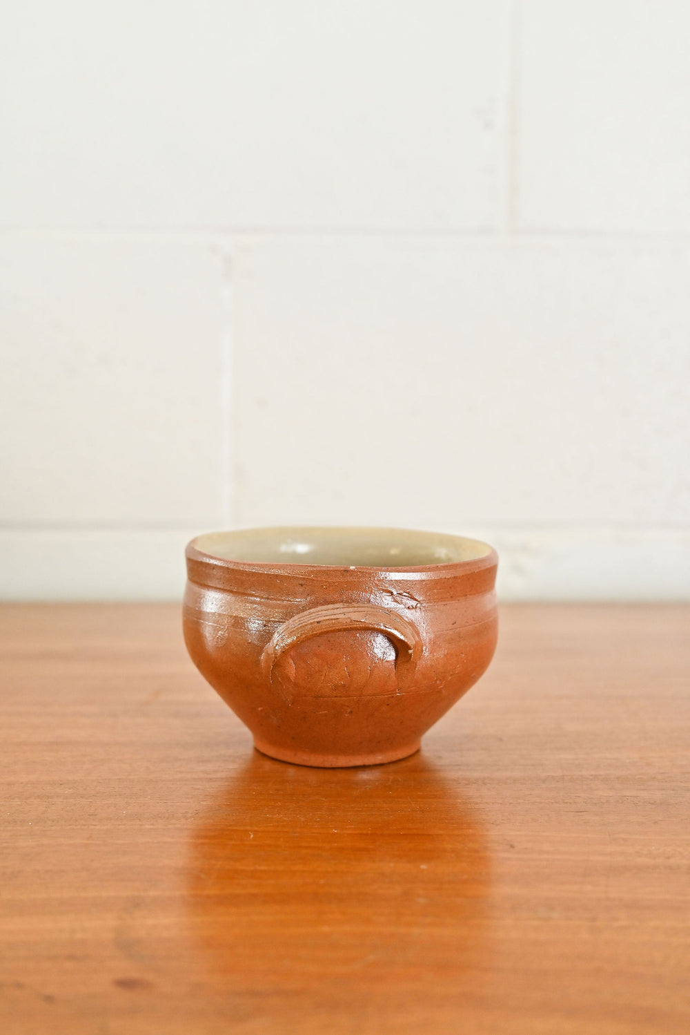 vintage french stoneware bowl, small