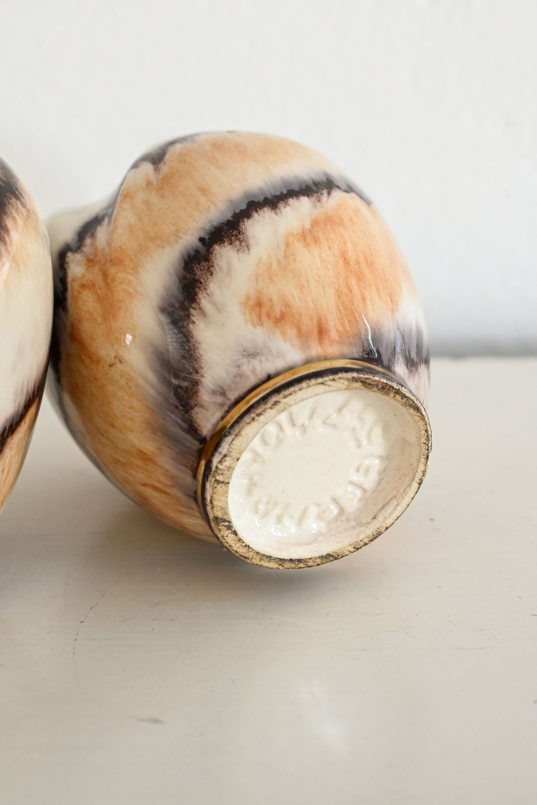 vintage pair of west german vases