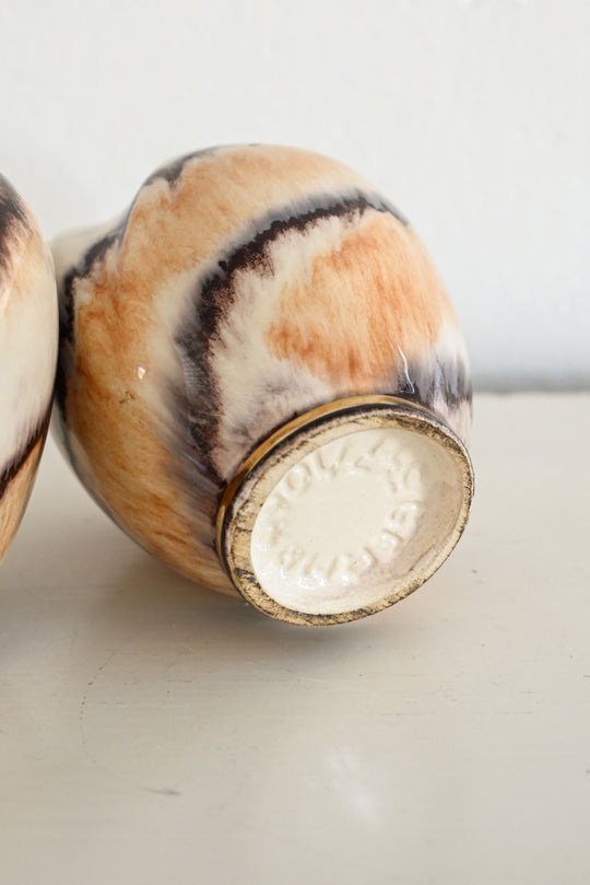 vintage pair of west german vases