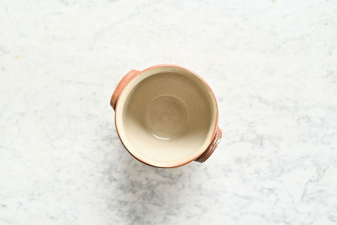 vintage french stoneware bowl, small