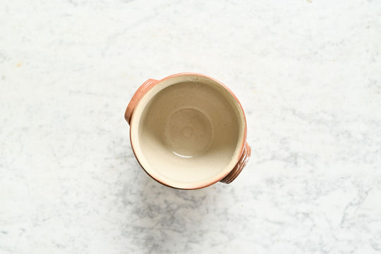 vintage french stoneware bowl, small