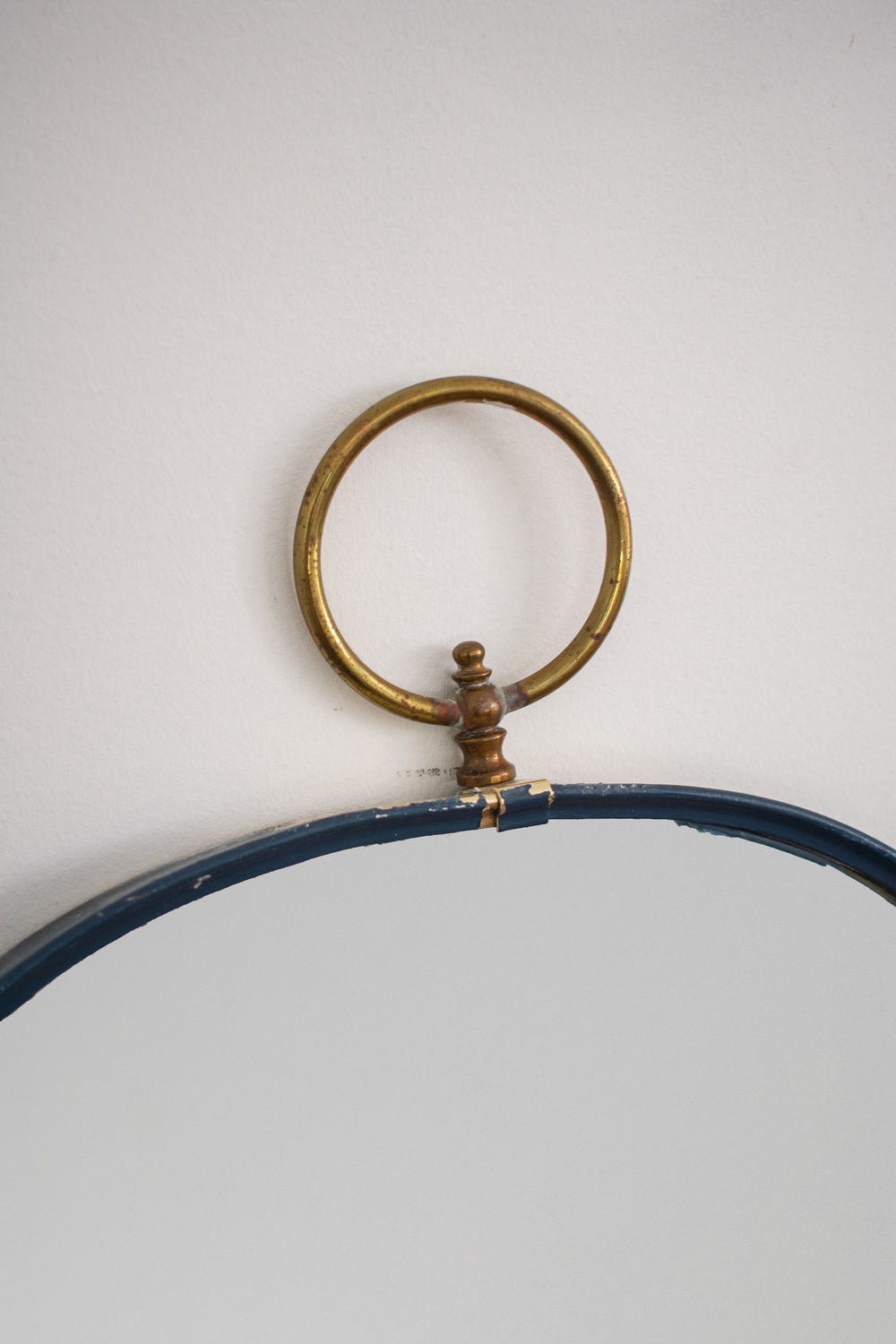 vintage shield mirror