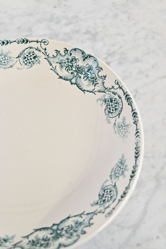 Vintage french St Amand transferware "compotier"