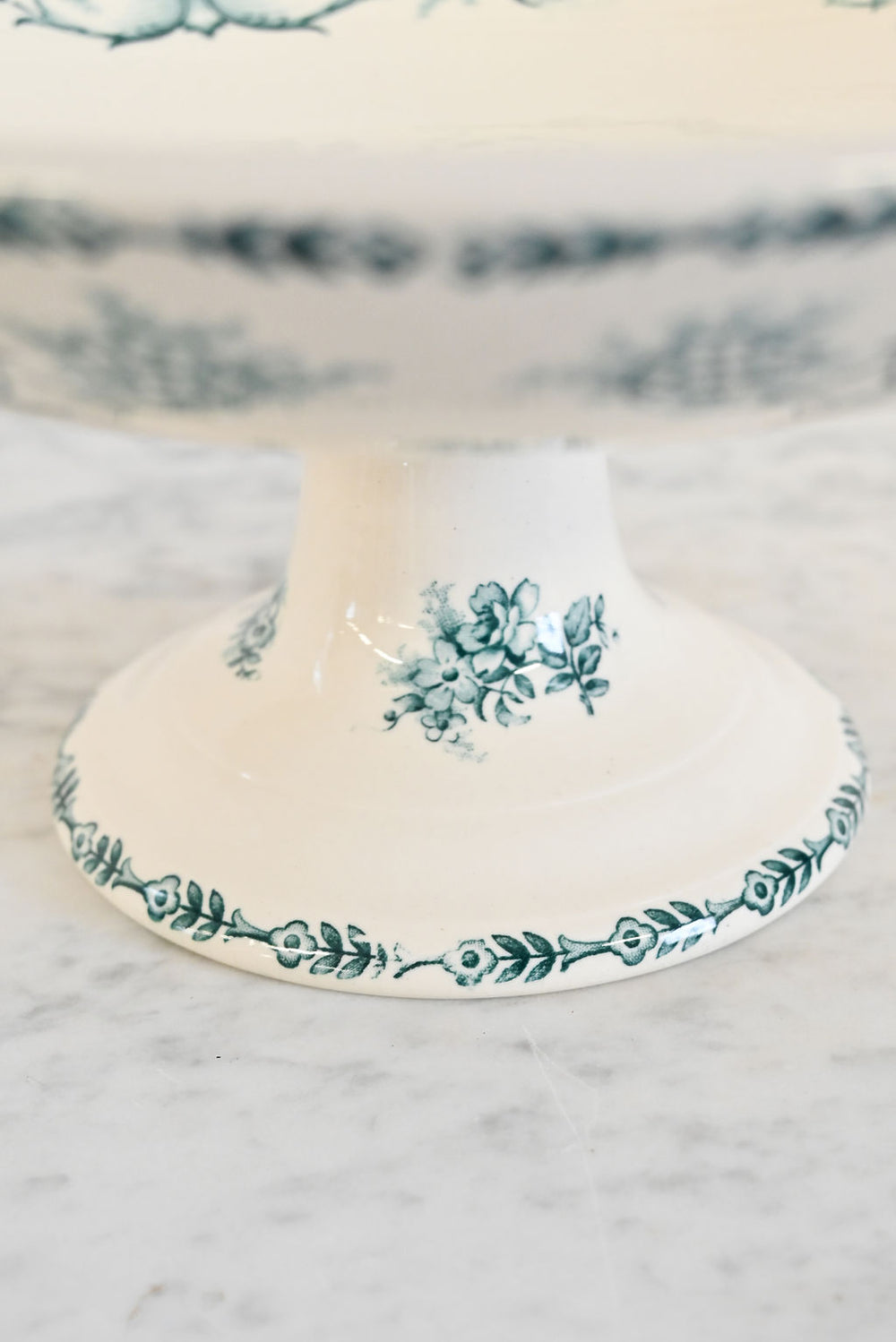 Vintage french St Amand transferware "compotier"