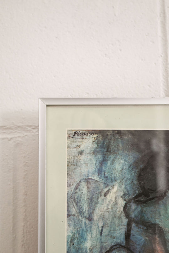 vintage Picasso framed print, “the blue nude, 1902”