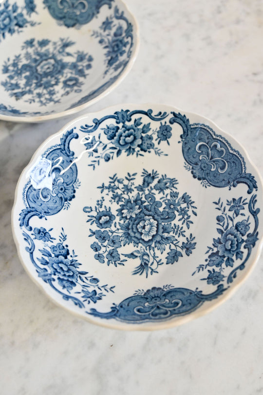 vintage ridgway ironstone fruit bowls