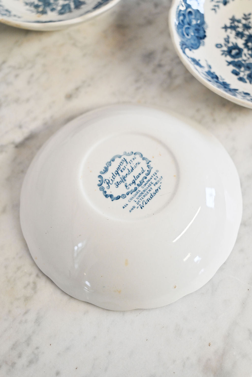 vintage ridgway ironstone fruit bowls