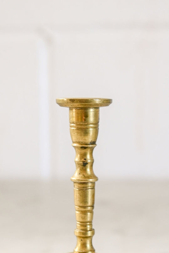 vintage italian floral brass candlesticks