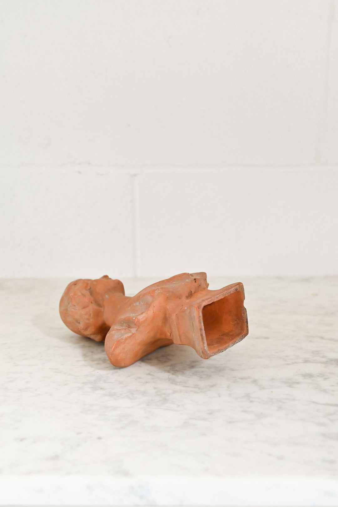 vintage French terra cotta bust