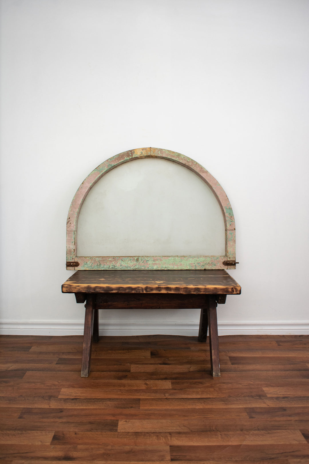 antique arched farmhouse window frames