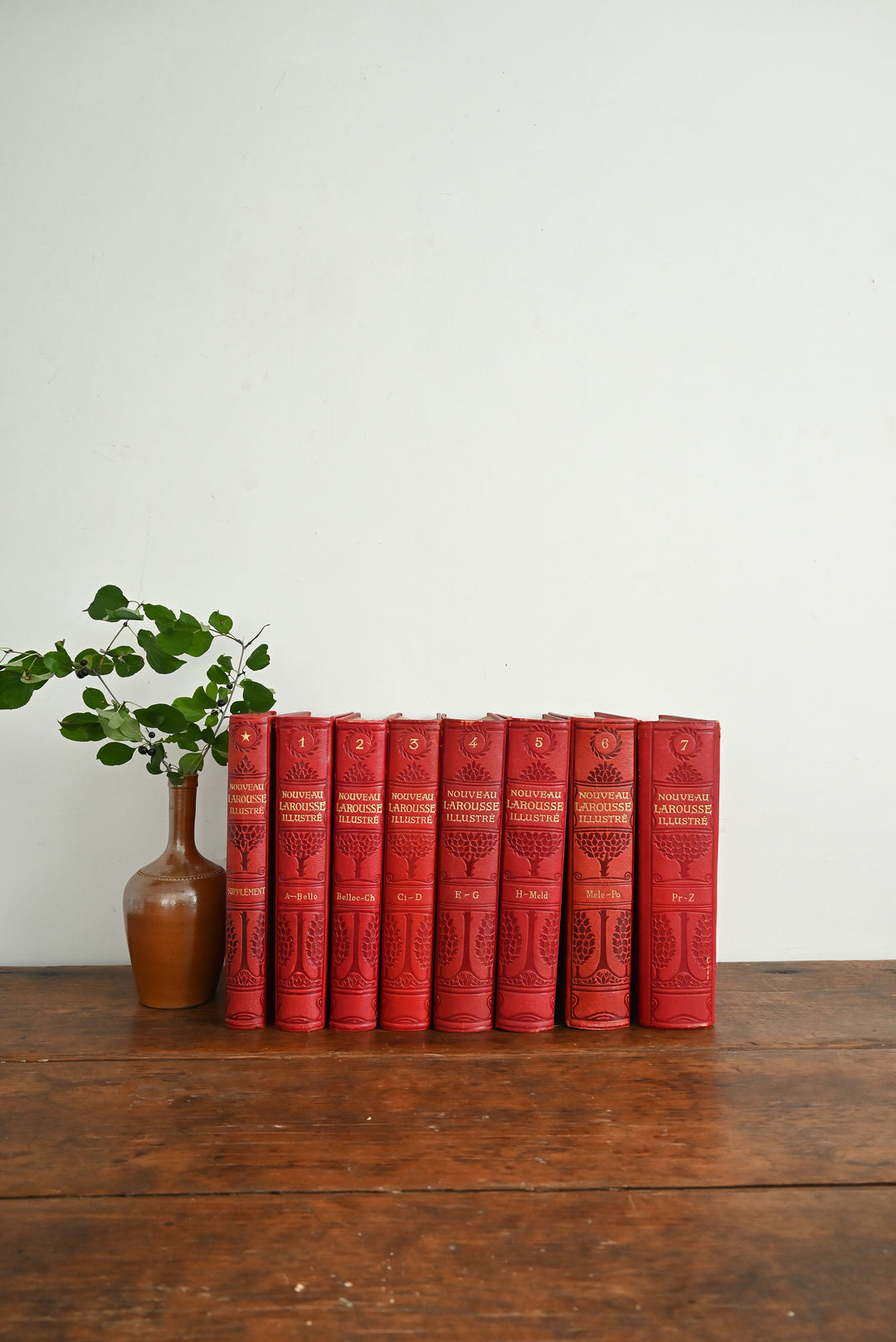 vintage french stoneware liquor bottle