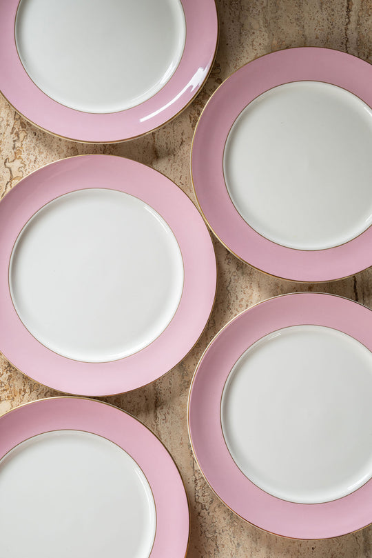 vintage royal doulton dinner plates, set of 5