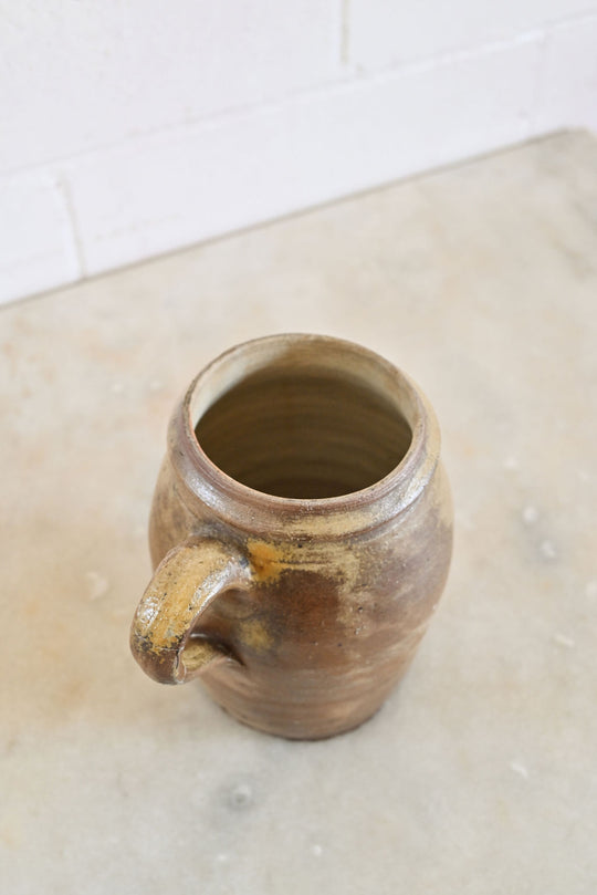 vintage french stoneware vessel