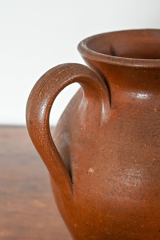 vintage french stoneware pitcher