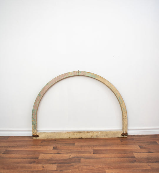 antique arched farmhouse window frames
