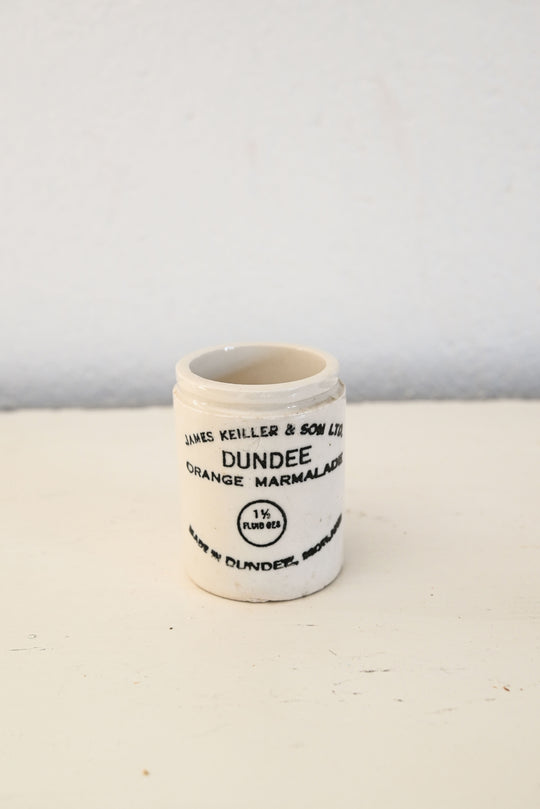 antique dundee marmalade jar