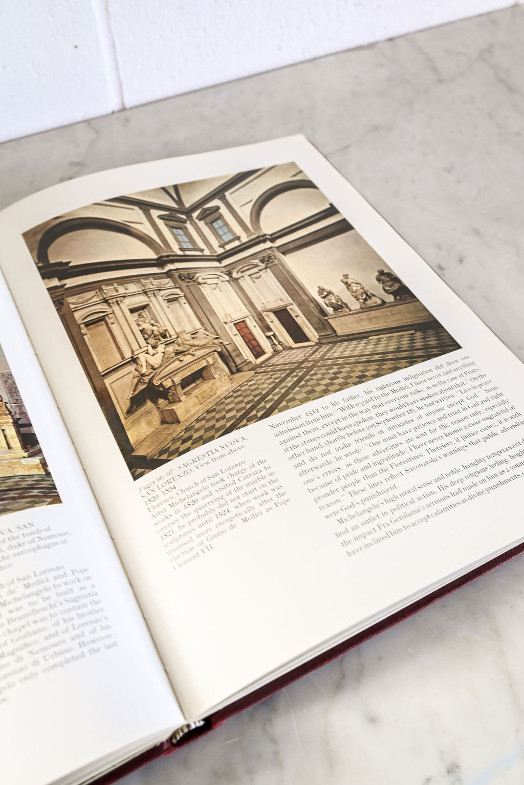 vintage hard cover art book "michelangelo"