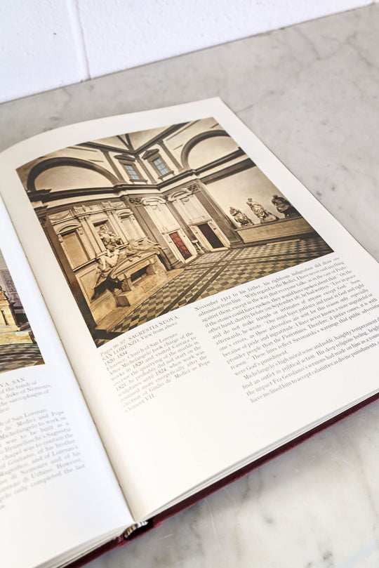 vintage hard cover art book "michelangelo"