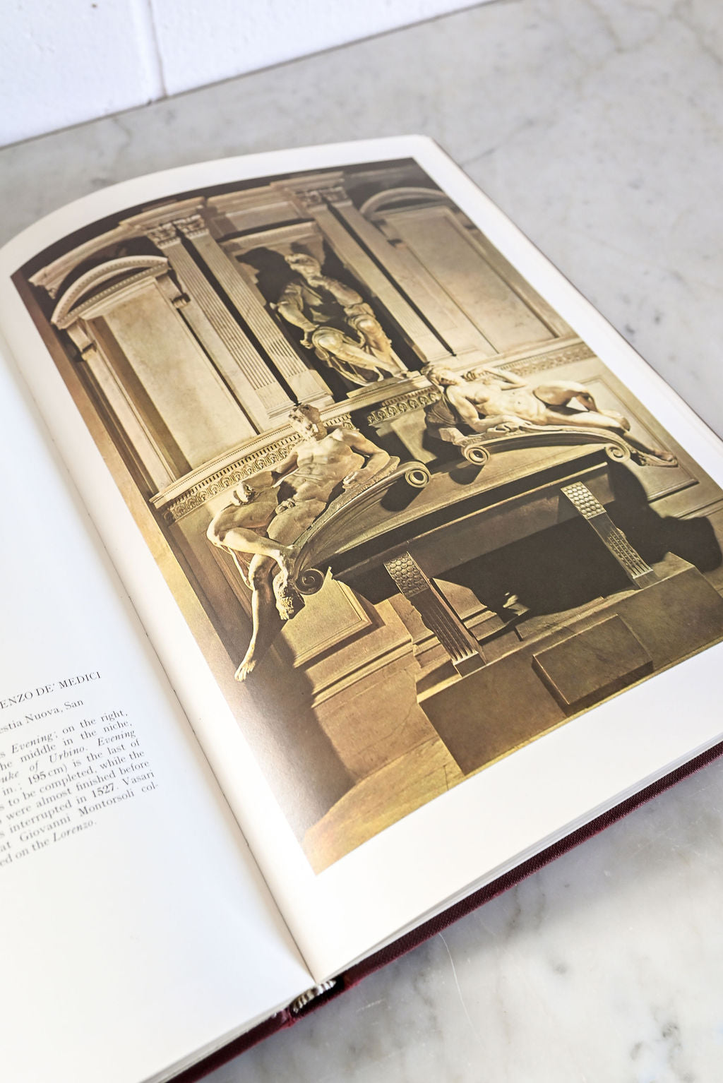 vintage hard cover art book "michelangelo"