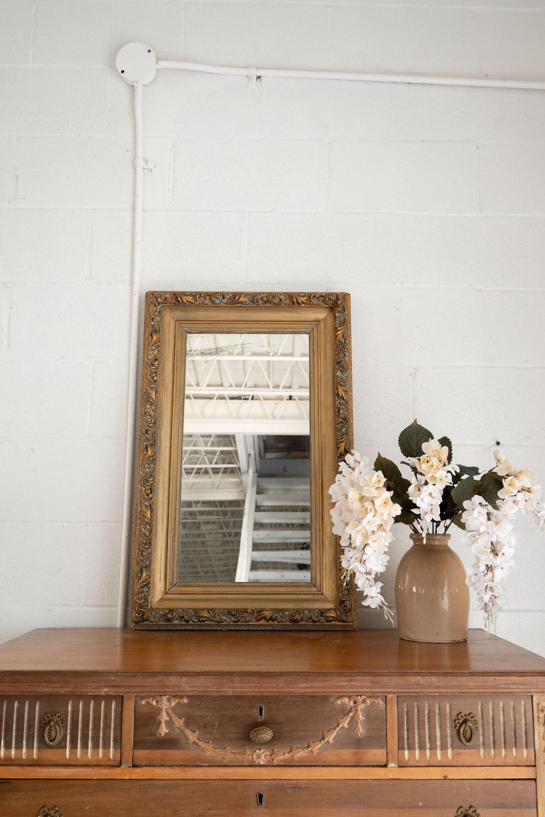 antique English pottery vessel