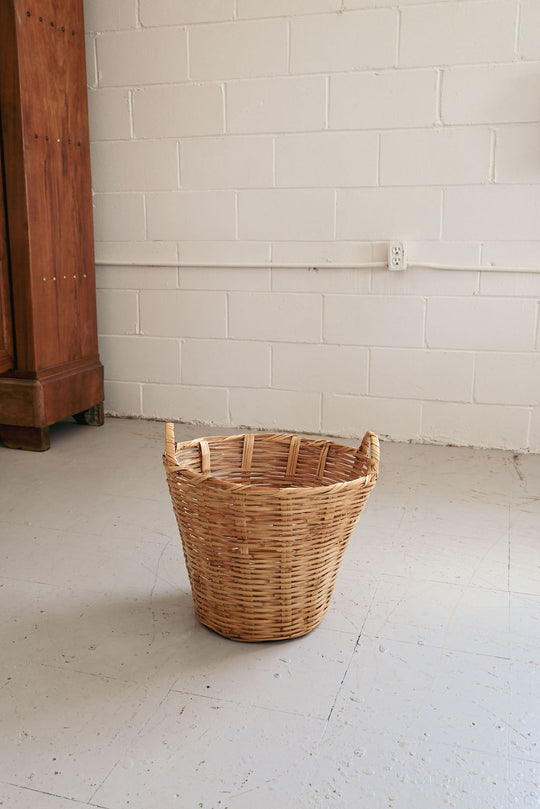 vintage french woven basket