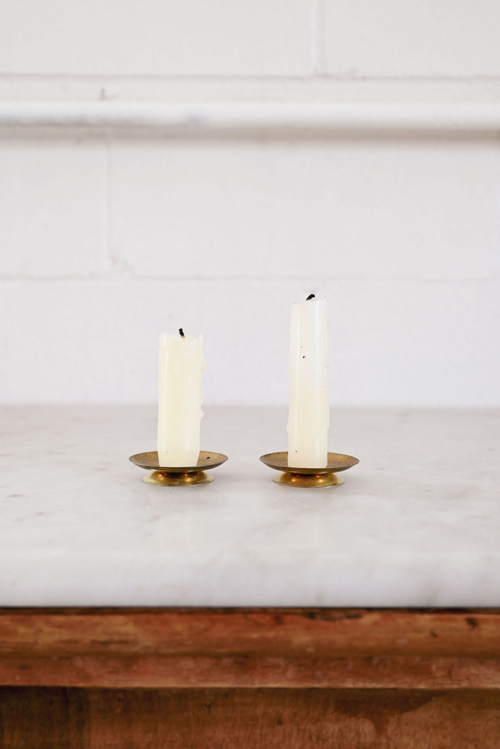 vintage german brass candle holder