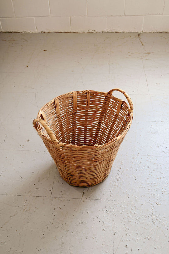vintage french woven basket