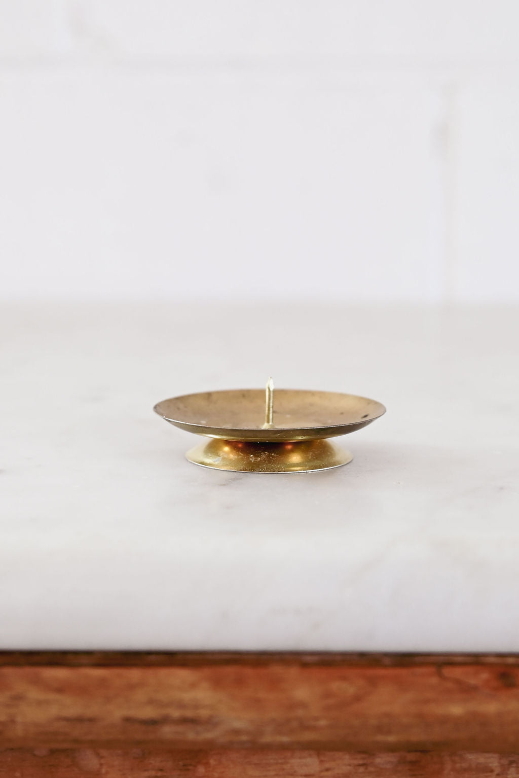 vintage german brass candle holder