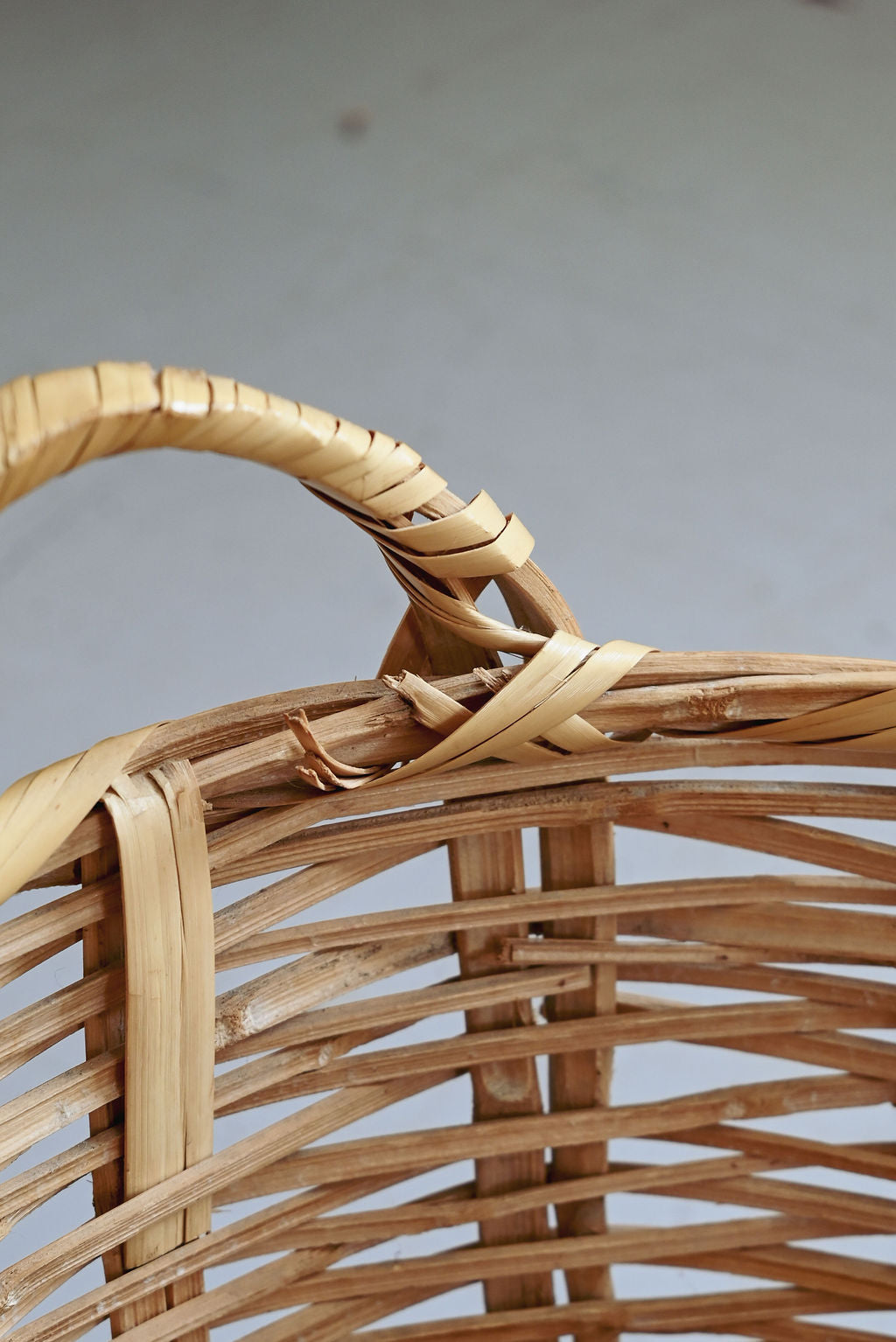 vintage french woven basket