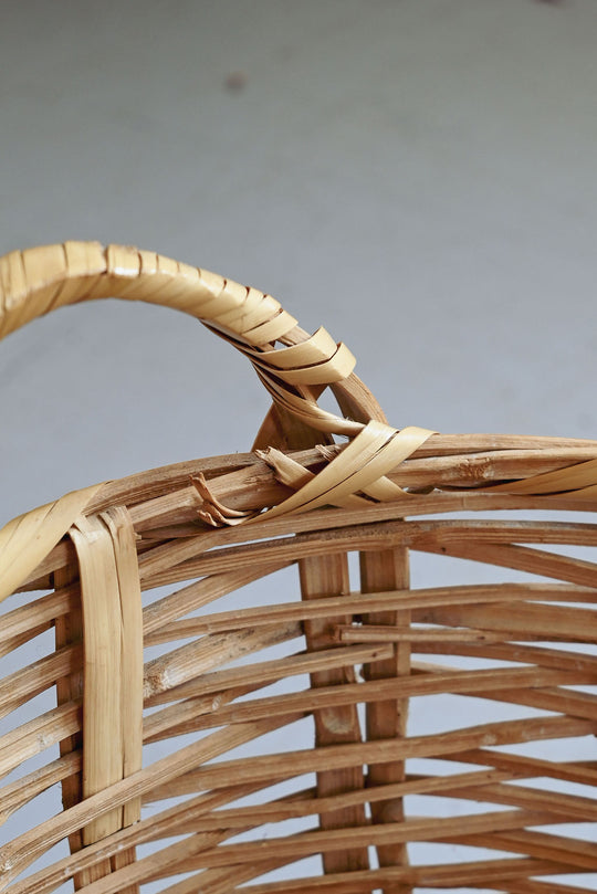 vintage french woven basket