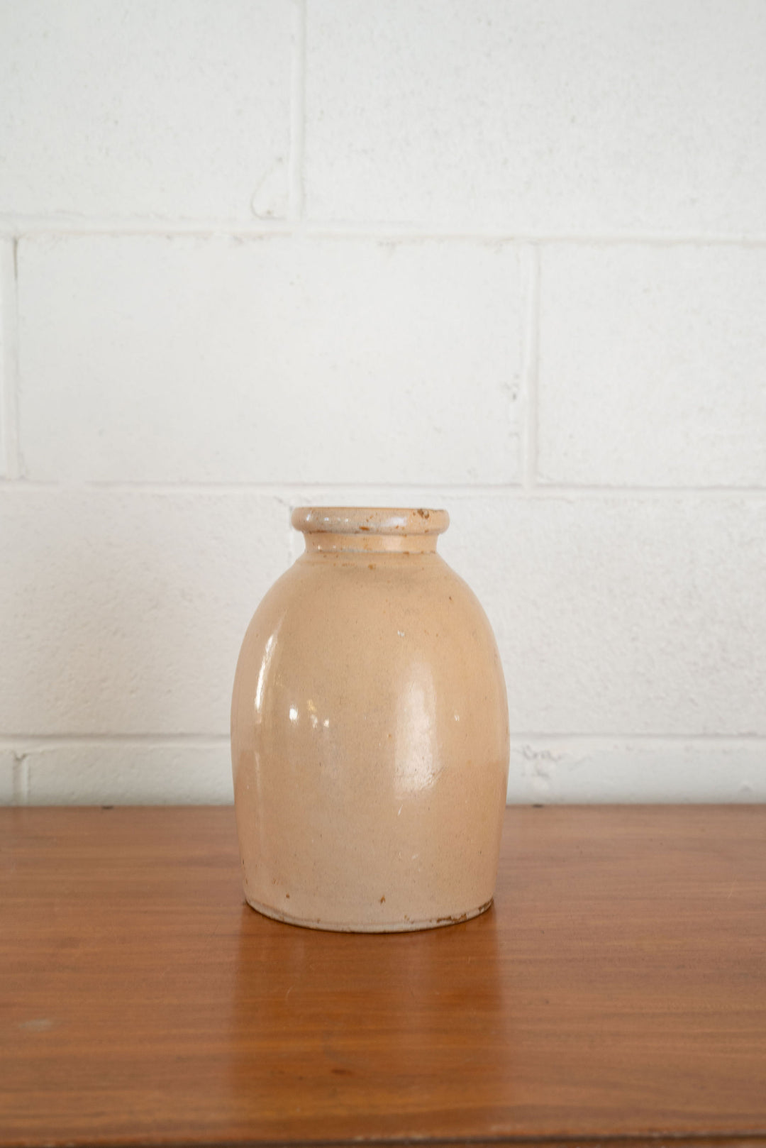 antique English pottery vessel