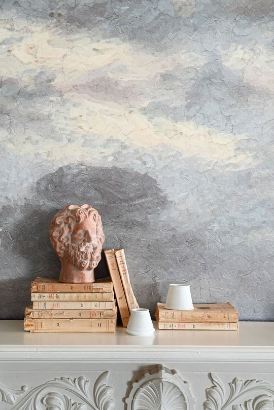 vintage french terracotta bust