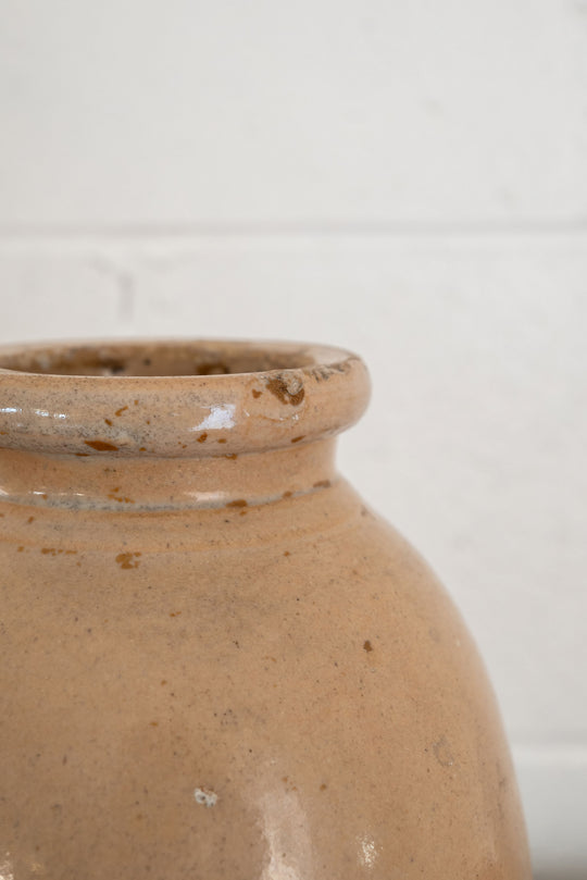 antique English pottery vessel