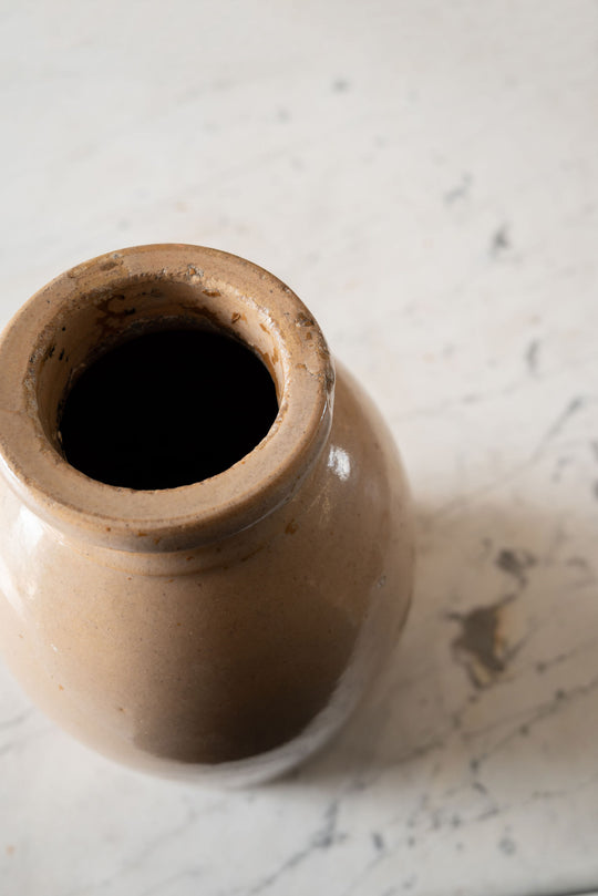 antique English pottery vessel